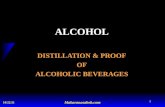 Distillation & Proof of Alcoholic Beverages