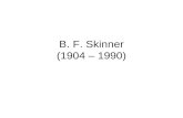 Skinner psychology