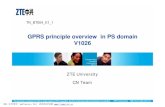 ZTE GPRS Principle Overview in PS