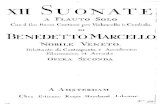 (I) Benedetto Marcello, Flute Sonatas Op 2 (Completo)
