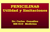 Penicilinas. Utilidad y Limitaciones