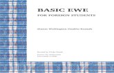 Basic Ewe for foreign students