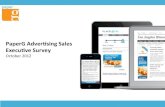 PaperG Ad Sales Executive Survey