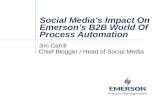 Social Media Impact on Emerson B2B World of Process Automation
