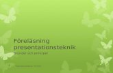 Presentationsteknik - Grunder och historik