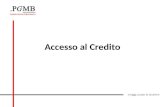 Reti di Imprese - Accesso al Credito