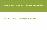 User experience design   web en mobile - introduction
