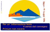 Officina Napoli Cochrane Per un informazione leale Il senso del convegno Primum non nocere . La città di Pulcinella.org.