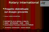 Rotary International Progetto distrettuale Progetto distrettuale sul disagio giovanile sul disagio giovanile Relatore VARRICA DR GAETTANO Relatore VARRICA.