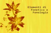 Elementi di Fonetica e Fonologia. Parte prima FONETICA ARTICOLATORIA E TRASCRIZIONE FONETICA FONETICA ARTICOLATORIA E TRASCRIZIONE FONETICA.
