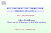 1 Università di Parma Dipartimento di Ingegneria dellInformazione Università di Parma Dipartimento di Ingegneria dellInformazione Prof. Alberto Bononi.