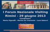 I Forum Nazionale Visiting Rimini - 29 giugno 2013 Coordinatori: Marta Vigorelli – Marino De Crescente – Luca Gaburri – Paola Cesari.