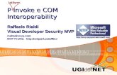 P Invoke e COM Interoperability Raffaele Rialdi Visual Developer Security MVP malta@vevy.com MVP Profile:  .