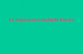La regressione multipla lineare. Con la retta di regressione si stima in quale misura una variabile tende, mediamente, a crescere (o a diminuire) al modificarsi.
