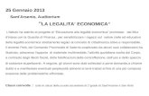 25 Gennaio 2013 Sant'Arsenio, Auditorium " LA LEGALITA ECONOMICA L'istituto ha aderito al progetto di Educazione alla legalità economica promosso dal Miur.