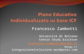 Francesco Zambotti Università di Bolzano Centro Studi Erickson Francesco.Zambotti@unibz.it .