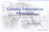 Sistema Informativo Aziendale Modulo 1 EDCL Maura Zini.