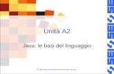 © 2007 SEI-Società Editrice Internazionale, Apogeo Unità A2 Java: le basi del linguaggio.