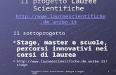 1Progetto Lauree Scientifiche- Bologna 5 maggio 2006 Il progetto Lauree Scientifiche Il progetto Lauree Scientifiche .