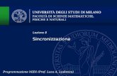 Sincronizzazione Lezione 8 Programmazione MIDI (Prof. Luca A. Ludovico)