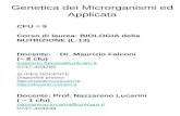CFU = 9 Corso di laurea: BIOLOGIA della NUTRIZIONE (L-13) Docente: Dr. Maurizio Falconi (~ 8 cfu) maurizio.falconi@unicam.it 0737-403265 SLIDES DOCENTE.