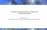 Corso di Ragionieria Internazionale, a.a. 2011/2012 Dottor Stefano Santucci Corso di Contabilità e bilancio internazionale Lezione n. 9 – Utile per azione.
