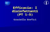 Efficacia: I disinfettanti (PT 1-5) Graziella Orefici.