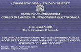 1 UNIVERSITA DEGLI STUDI DI TRIESTE FACOLTA DI INGEGNERIA CORSO DI LAUREA IN INGEGNERIA ELETTRONICA A.A. 2004 / 2005 Tesi di Laurea Triennale SVILUPPO.
