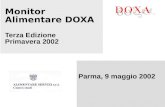 Monitor Alimentare DOXA Terza Edizione Primavera 2002 Parma, 9 maggio 2002.