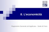 8. Leconomicità Ragioneria Generale ed Applicata – Sede di Fano.