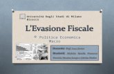Università Degli Studi di Milano Bicocca Politica Economica Macro.