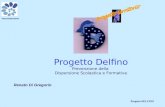 Progetto DELFINO ImpresaInsieme Progetto Delfino Prevenzione della Dispersione Scolastica e Formativa Renato Di Gregorio.