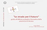 Job&Orienta - Una scelta per crescere – 28/11/2009 Le strade per il futuro guida allofferta scolastico-formativa della provincia di Verona MINISTERO DELL.