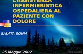 LASSISTENZA INFERMIERISTICA OSPEDALIERA AL PAZIENTE CON DOLORE SALATA SONIA 25 Maggio 2002.
