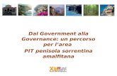 Dal Government alla Governance: un percorso per larea PIT penisola sorrentina amalfitana.