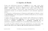Settembre 2002IFTS2002 Acq. Dati Remoti: INFORMATICA1 Lalgebra di Boole.