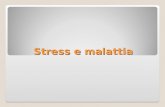 Stress e malattia. Processi psicologici rilevanti per la salute: la componente cognitiva 1) Stress (strategie di coping) 2) Controllo 3) Percezione del.