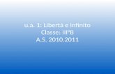 U.a. 1: Libertà e Infinito Classe: III°B A.S. 2010.2011.
