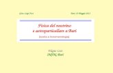 Fisica del neutrino e astroparticellare a Bari [teoria e fenomenologia] Eligio Lisi INFN, Bari Gian Luigi FestBari, 19 Maggio 2011.