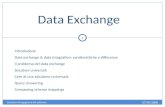 Data Exchange Introduzione Data exchange & data integration: caratteristiche e differenze Il problema del data exchange Soluzioni universali Core di una.
