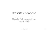 R.Capolupo_Appunti1 Crescita endogena Modello AK e modelli con esternalità