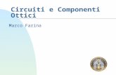 Circuiti e Componenti Ottici Marco Farina. Modalità esame: prova orale Testo di riferimento Componenti e Circuiti Ottici, Tullio Rozzi e Andrea di Donato.