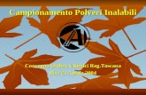 Campionamento Polveri Inalabili Convegno Ordine Chimici Reg.Toscana Pisa 23 Aprile 2004.