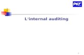 1 L internal auditing. 2 Necessit à ed ausili per l Azione dell internal audit Le rilevanze documentali devono aiutare ad assicurare: il rispetto della.