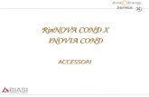Service RinNOVA COND X INOVIA COND ACCESSORI. RinNOVA COND X - Inovia Cond: ACCESSORI Service CONNESSIONI IDRAULICHE.