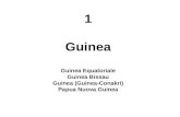1 Guinea Guinea Equatoriale Guinea Bissau Guinea (Guinea-Conakri) Papua Nuova Guinea.