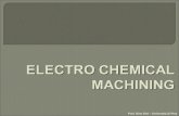 Prof. Gino Dini – Università di Pisa. Electro Chemical Machining (ECM) elettrolito utensile pezzo - +
