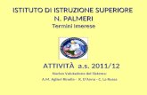 ISTITUTO DI ISTRUZIONE SUPERIORE N. PALMERI Termini Imerese ATTIVITÀ a.s. 2011/12 Nucleo Valutazione del Sistema: A.M. Aglieri Rinella - R. DAnna - C.