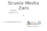 Scuola Media Zani Fidenza Classe III G In collaborazione con Ufficio di Fidenza.