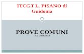 PROVE COMUNI A.S. 2011/2012 ITCGT L. PISANO di Guidonia.